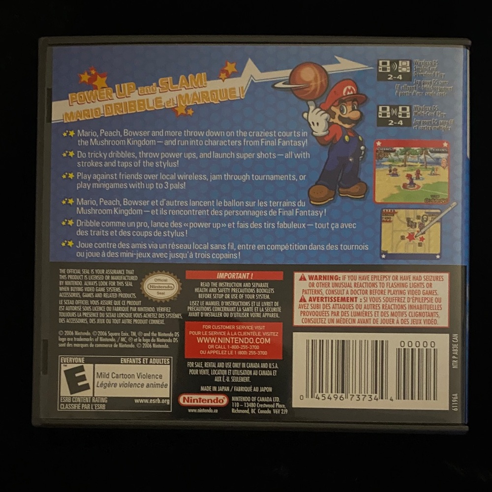 Nintendo DS Mario Hoops 3-on-3 Game - Picture 2 of 5